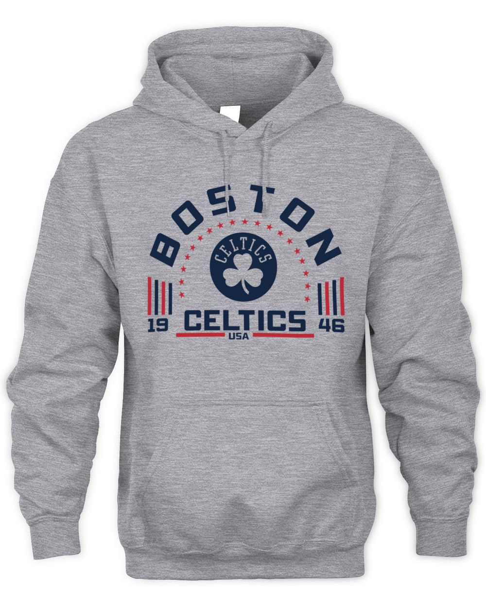 NBA Shop Boston Celtics Team Freedom Tri-Blend Official Grey Hoodie