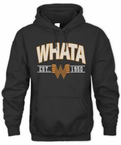 Whataburger Merch Est 1950 Crop Tee Hoodie