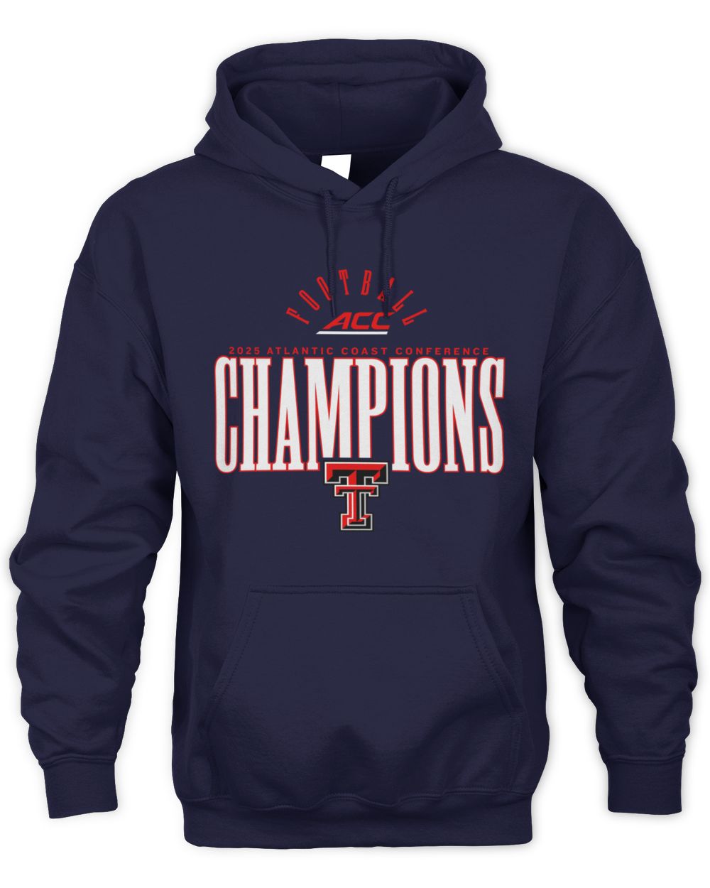 Texas Tech Red Raiders 2025 ACC Football Conference Champions NCAA Hoodie