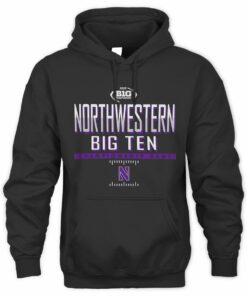 Northwestern Wildcats Football 2025 Big Ten Championship Game Event Hoodie