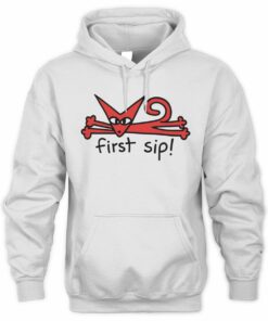 Sinjin Drowning Merch First Sip Hoodie