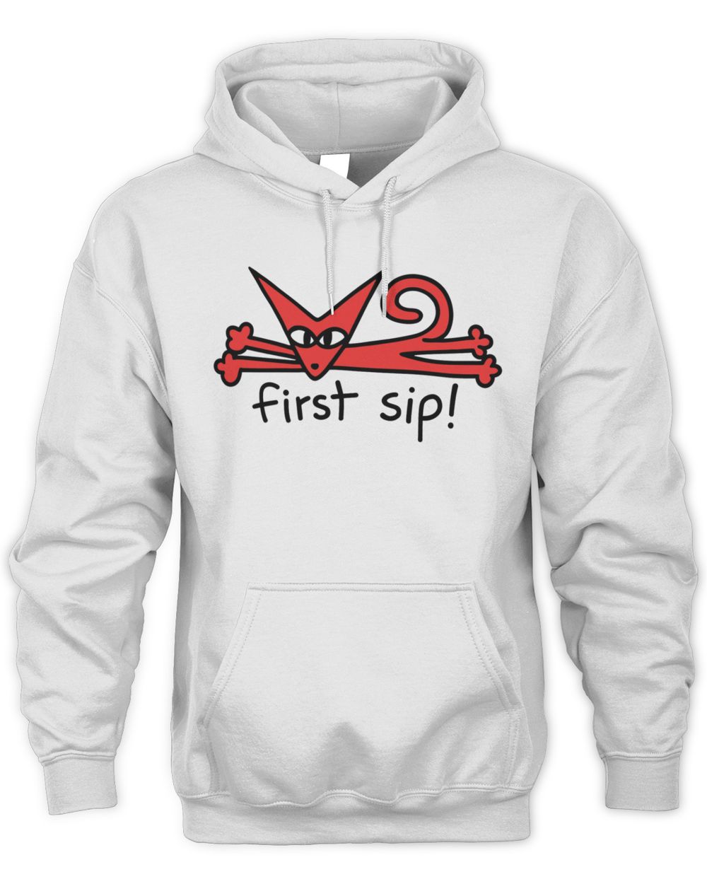 Sinjin Drowning Merch First Sip Hoodie