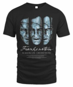 Netflix Frankenstein The Creature Triple Face Horror T-Shirt