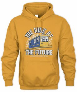 West Virginia Personal Rapid Transit Anniversary The Ride of Future Hoodie
