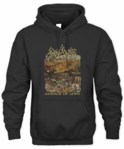 Direct Shop Angelcorpse Hammer Of Gods Hoodie