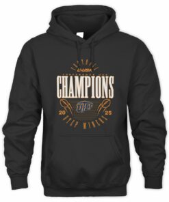 Official UTEP Miners Conference USA 2025 Champions Graphic Hoodie