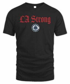 NBA Shop LA Clippers Fanatics Unisex LA Strong T-Shirt Black