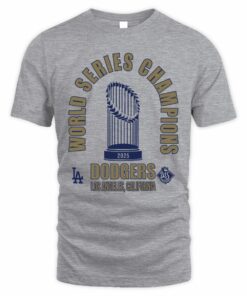 Dodgers 2025 World Series Champions Trophy Los Angeles California Tee