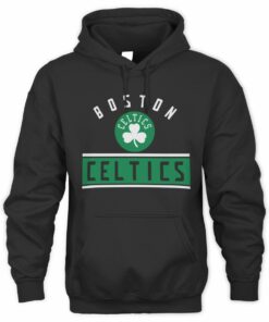 Luke Kornet Men's Boston Celtics Team Arch Knockout Black Official Hoodie