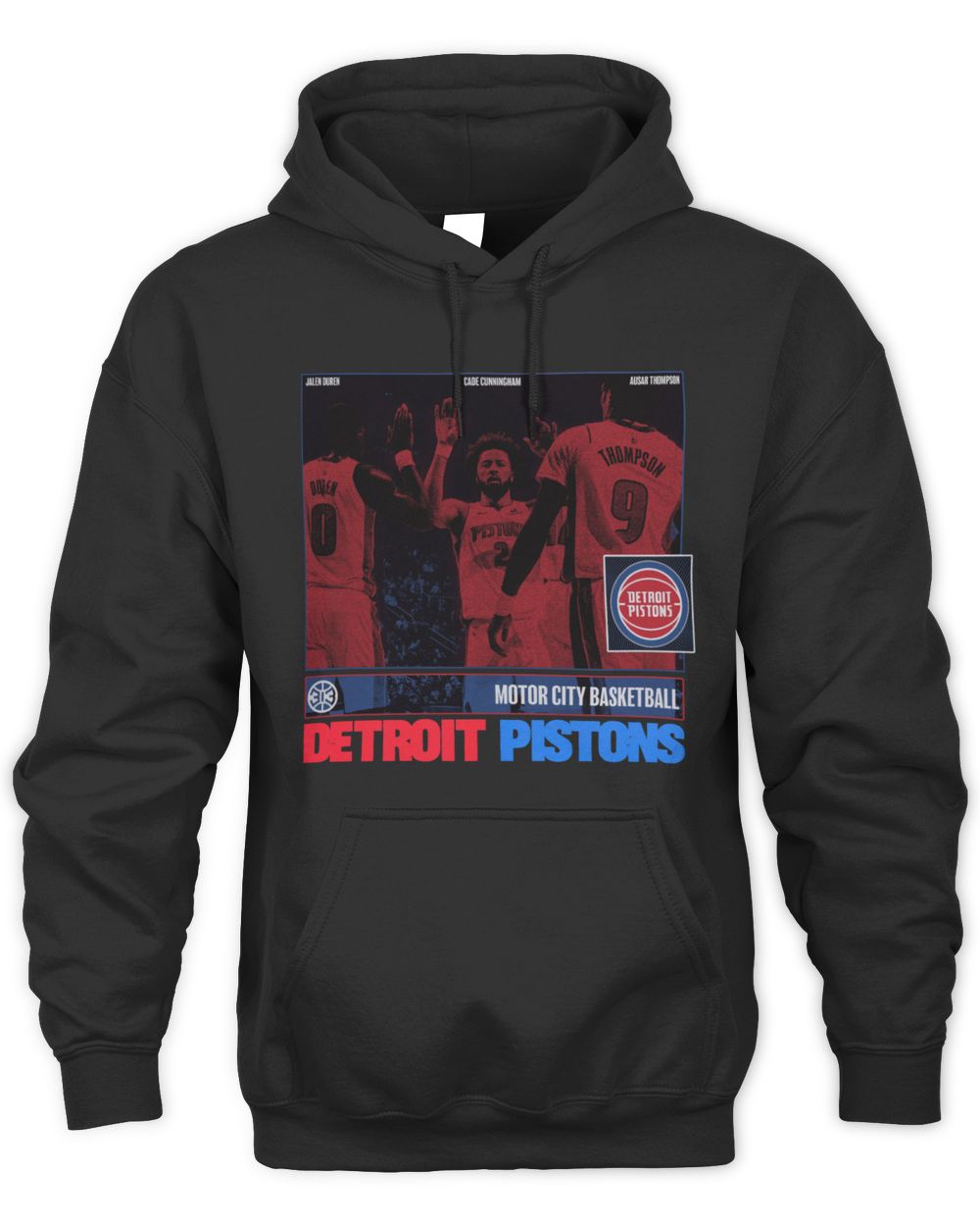 Detroit Pistons Nasty Boys Black Official Hoodie
