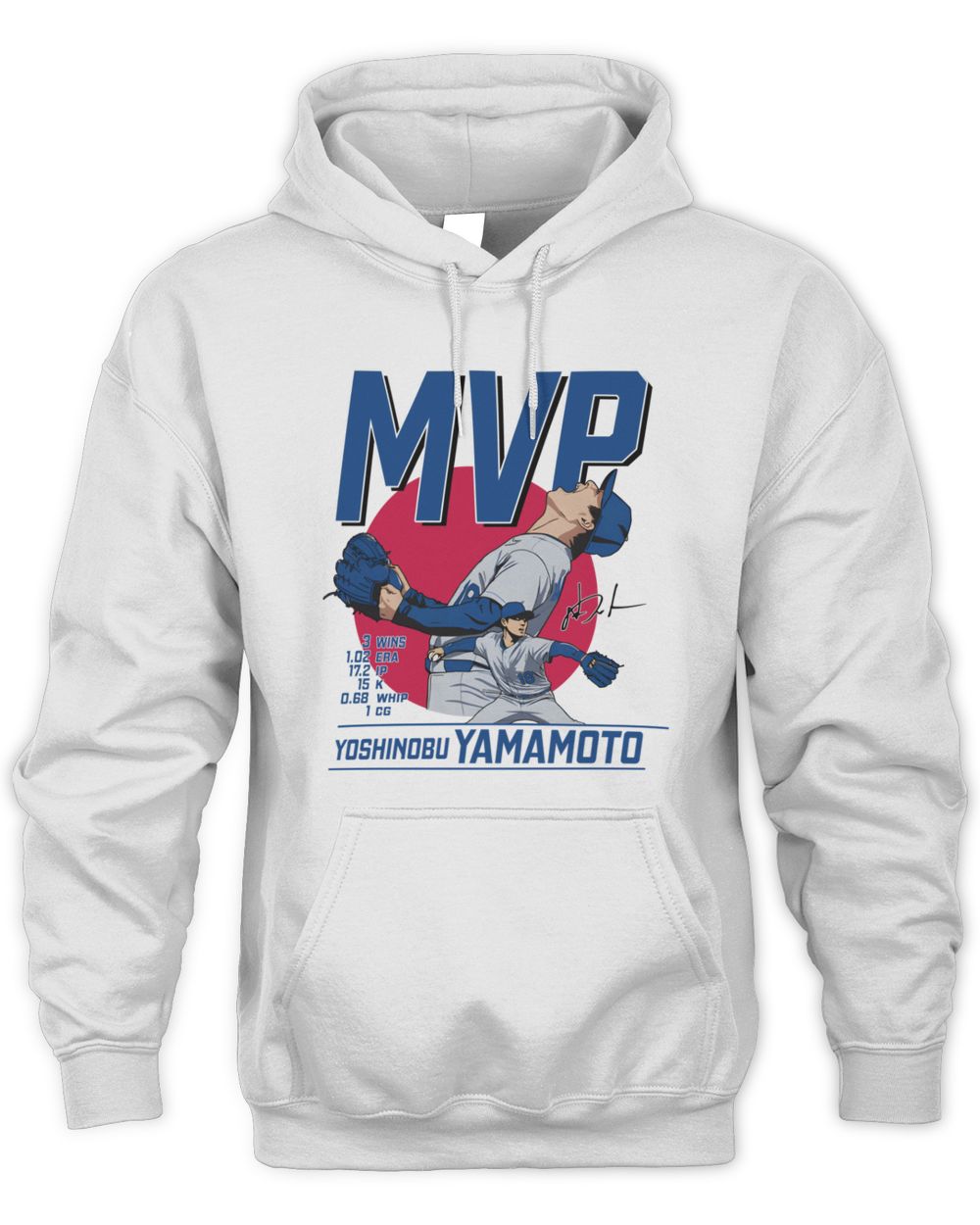 Yoshinobu Yamamoto MVP Series Baseball Stats 2025 Hoodie