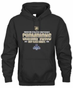 Army Black Knights College Football American Athletic Champions 2025 Hoodie