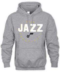 NBA Shop Utah Jazz Logo Athletic Block Practice Performance Sweatshirt Hoodie
