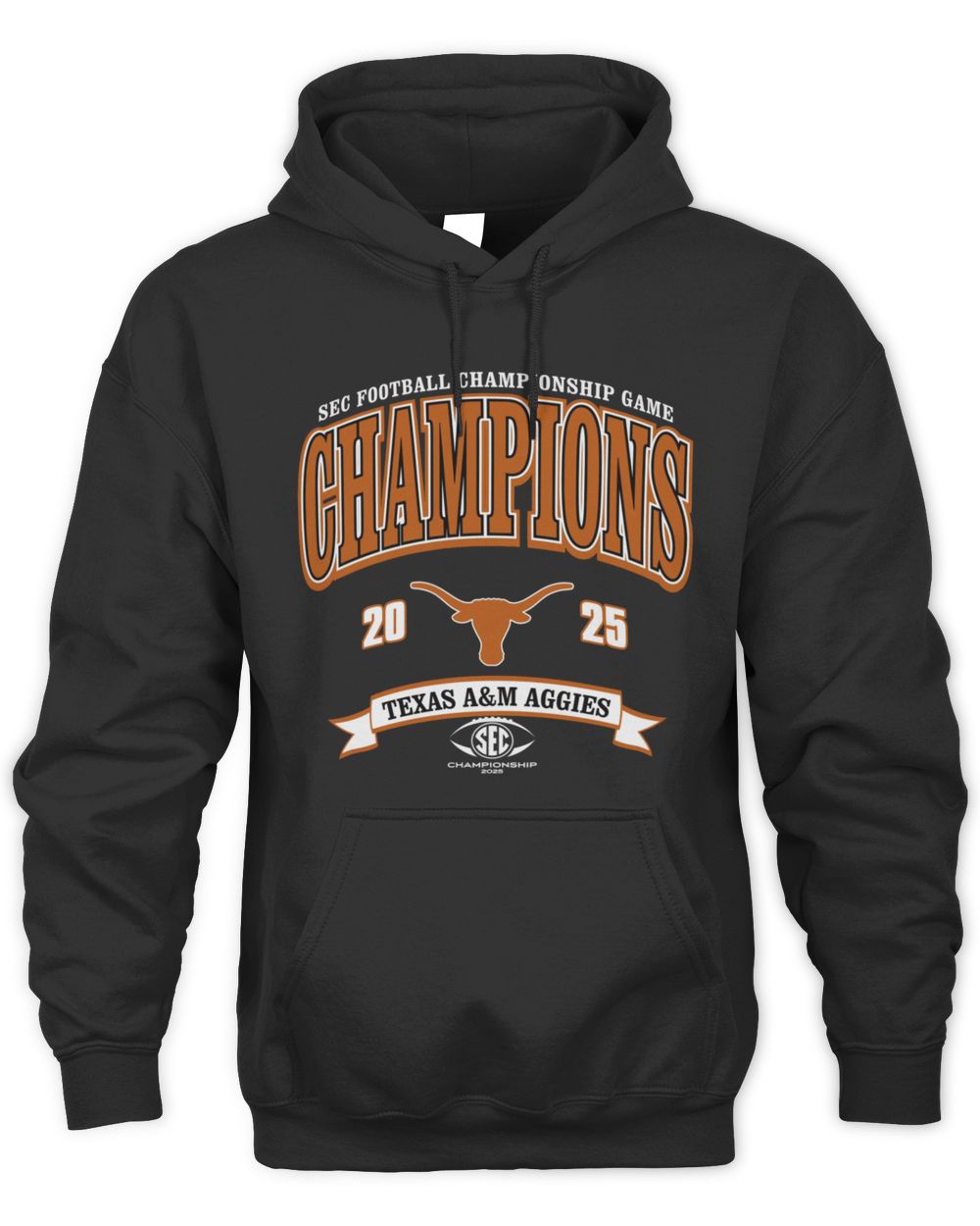 SEC Football Championship 2025 Texas Longhorns Champions Hoodie