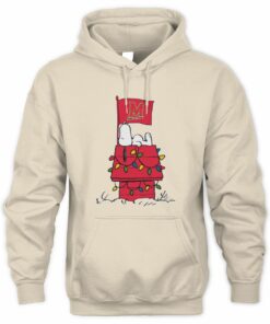 Maryland Terrapins Snoopy House Christmas Lights Hoodie
