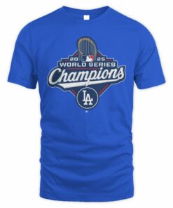 Los Angeles Dodgers 2025 World Series Champions Official Logo T-Shirt