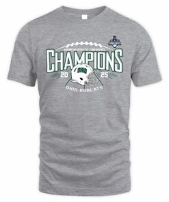 Ohio Bobcats 2025 American Athletic Football Championship Locker Room Shirt