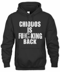 Chiodos Merch Is Fucking Back Black Hoodie