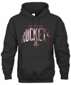 NBA Shop Houston Rockets Arch Smoke Black Official Hoodie