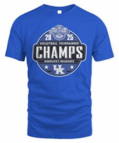 Kentucky Wildcats 2025 SEC Women's Volleyball Conference Tournament Champions Locker Room T-Shirt