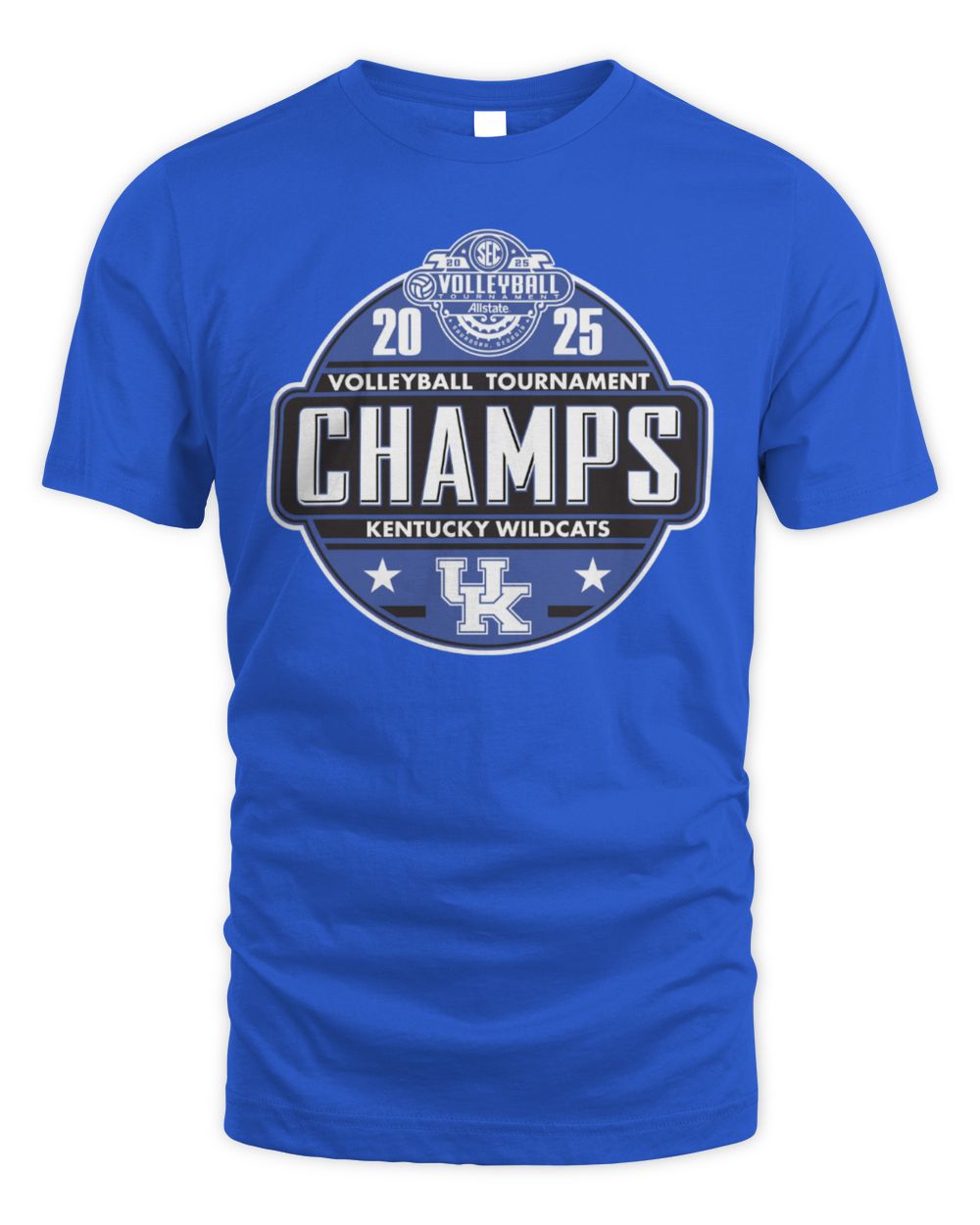 Kentucky Wildcats 2025 SEC Women's Volleyball Conference Tournament Champions Locker Room T-Shirt