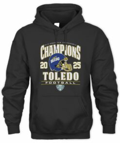 Champions 2025 Toledo Rockets Helmet Mid-American Conference Hoodie