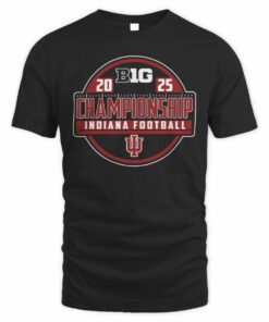 Indiana Hoosiers Big Ten Football Championship 2025 Official T-Shirt