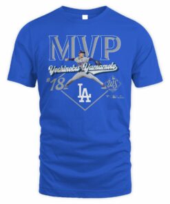Los Angeles Dodgers Yoshinobu Yamamoto #18 MVP MLB 2025 Tee