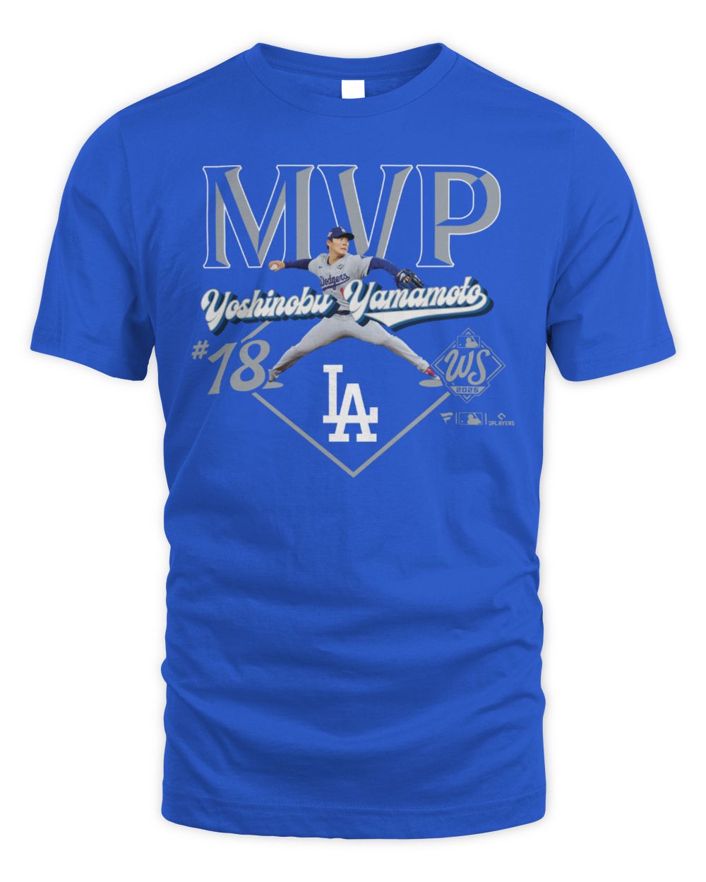 Los Angeles Dodgers Yoshinobu Yamamoto #18 MVP MLB 2025 Tee