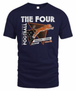 Official 2025 MHSAA Football D8 The Four Hudson Tigers T-Shirt