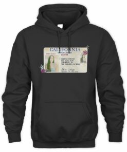 Olivia Rodrigo Merch Drivers License 5 Year Anniversary Black Official Hoodie