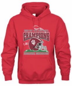 Big Ten Championship T Shirt Indiana Hoosiers 2025 Big Ten Football Champions Hoodie