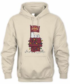 Iowa State Cyclones Snoopy House Christmas Lights Hoodie