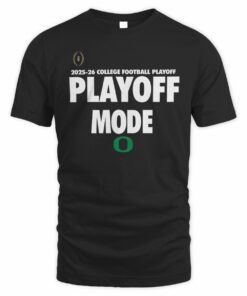 Oregon Ducks Football 2025 College Football Postseason R1 25 Playoff Mode T-Shirt