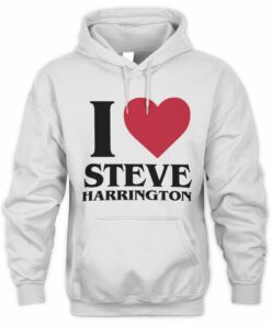 Steve Harrington Merch Heart Women's Baby Raglan Official Hoodie