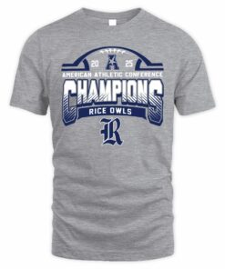 Rice Owls AAC Football Champions 2025 American Athletic Conference T-Shirt