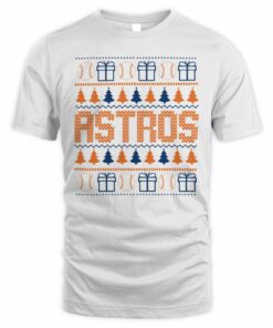 Houston Astros Baseball Christmas Ugly Sweater T-Shirt