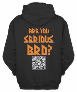 WWE Are You Serious Bro Zack Ryder Broski Logo Graphic Hoodie