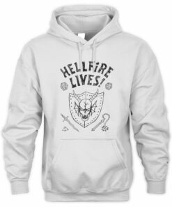 Stranger Things Hellfire Lives Ringer Hoodie