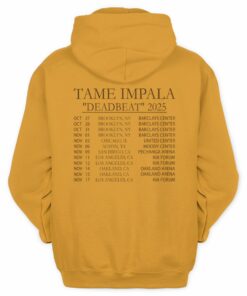 Tame Impala Merch Deadbeat Photo Tour Hoodie