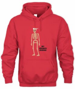 My Favorite Murder Merch Skeleton Santa Unisex CrewnecHoodie