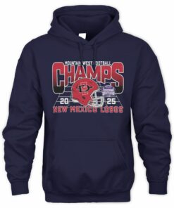 San Diego State Aztecs 2025 Football Helmet Mountain West Champs Hoodie