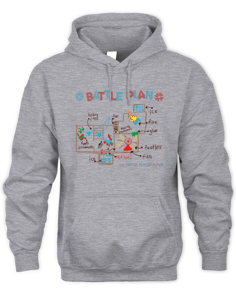 Home Alone Battle Plan Christmas Ugly Sweater Hoodie