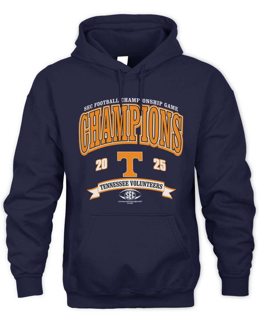 SEC Football Championship 2025 Tennessee Volunteers Champions Hoodie