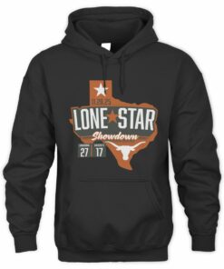 Texas Longhorns vs. Texas A&M Aggies 2025 Lone Star Showdown Score Black Official Hoodie