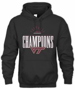 Virginia Tech Hokies 2025 ACC Football Conference Champions NCAA Hoodie