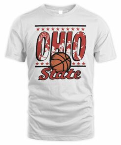 Ohio State Buckeyes Basketball Homage Court Design Tee