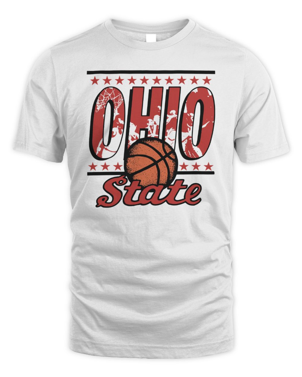 Ohio State Buckeyes Basketball Homage Court Design Tee