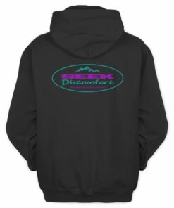Seek Discomfort Merch Alpine Black Hoodie
