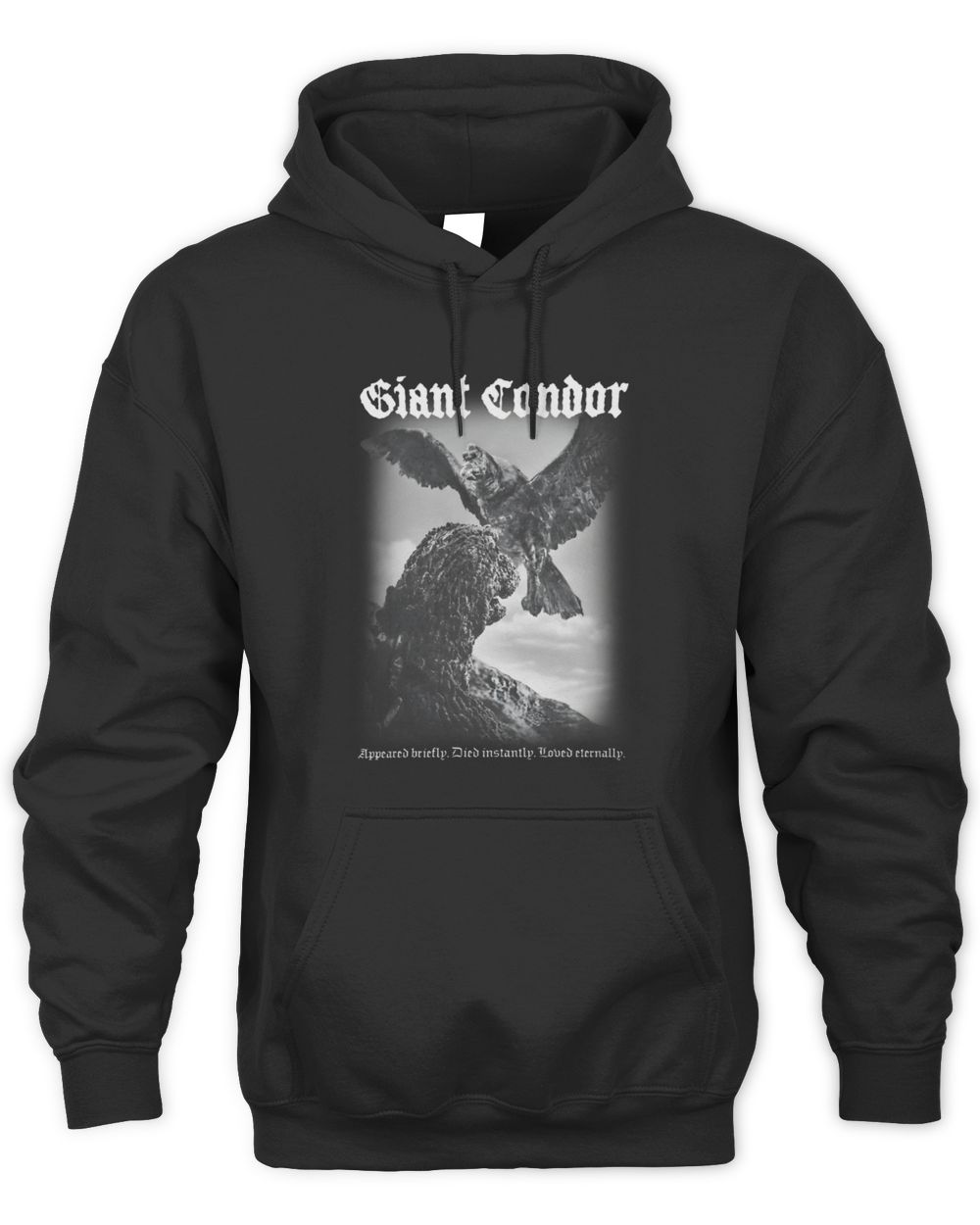 Godzilla Merchandise Giant Condor Vintage Hoodie